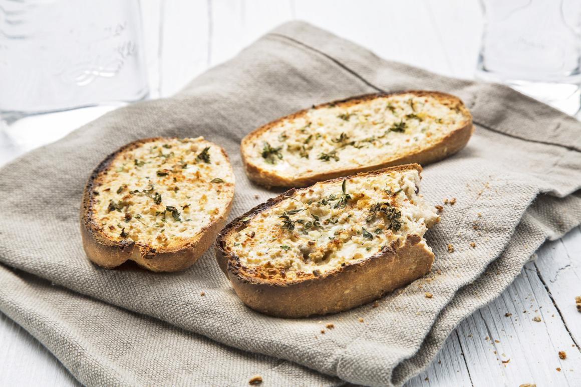 Knoblibrot mit QimiQ