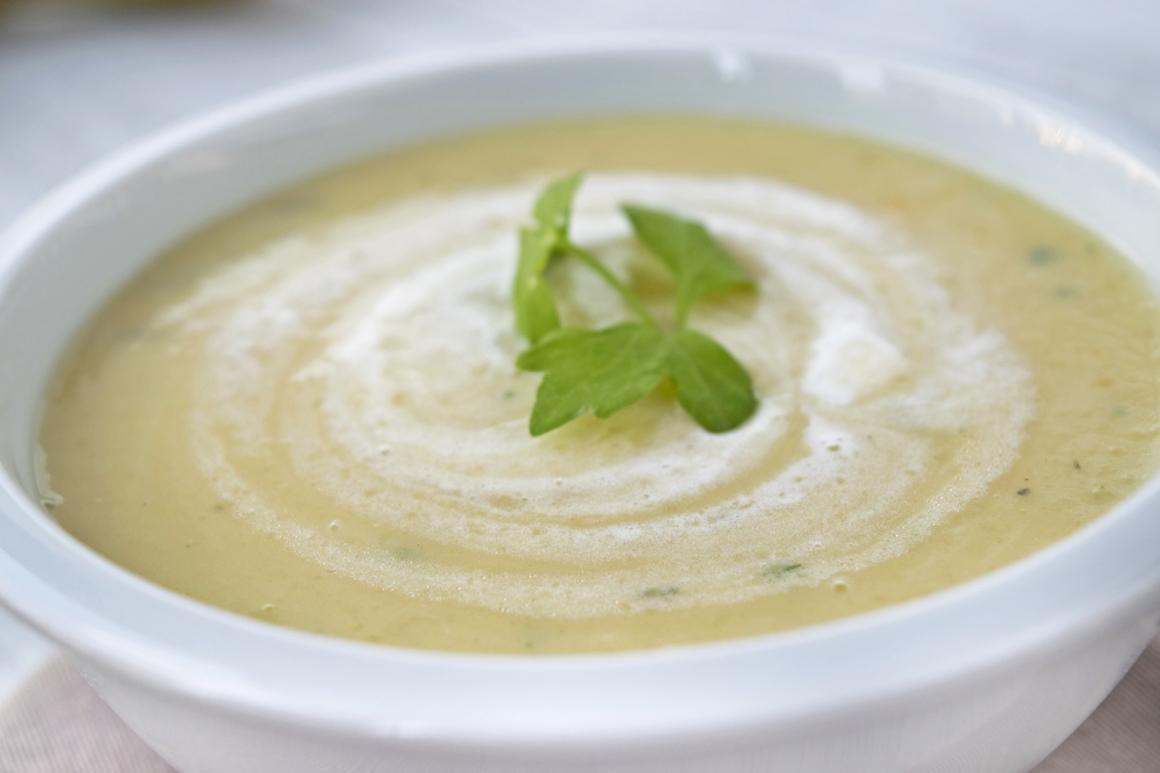 Kartoffelsuppe mit Kerbel