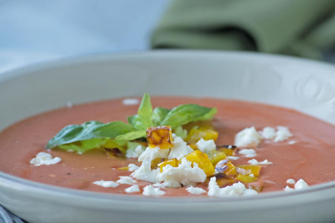 Kalte Tomatensuppe