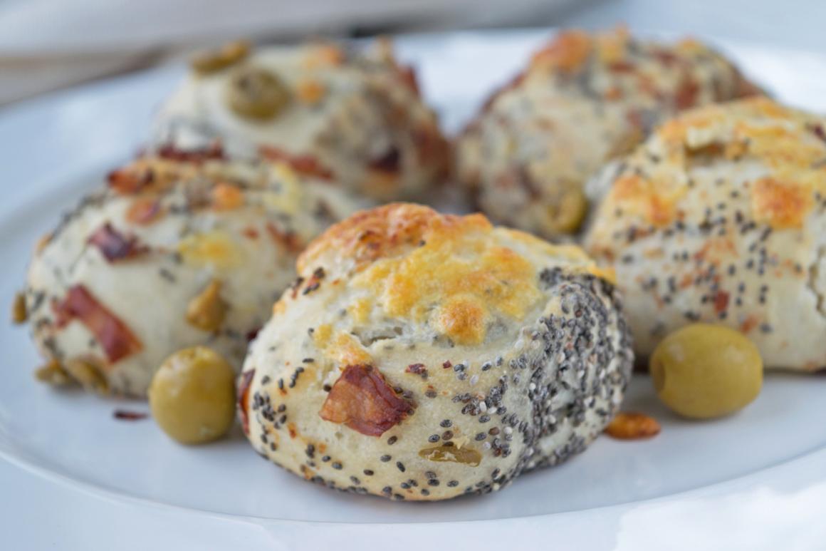 Chia Olivenbrötli mit Gouda