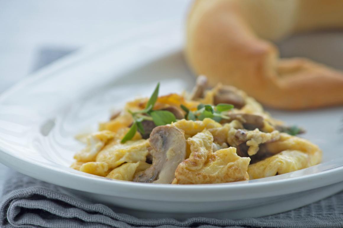 Champignon-Rührei