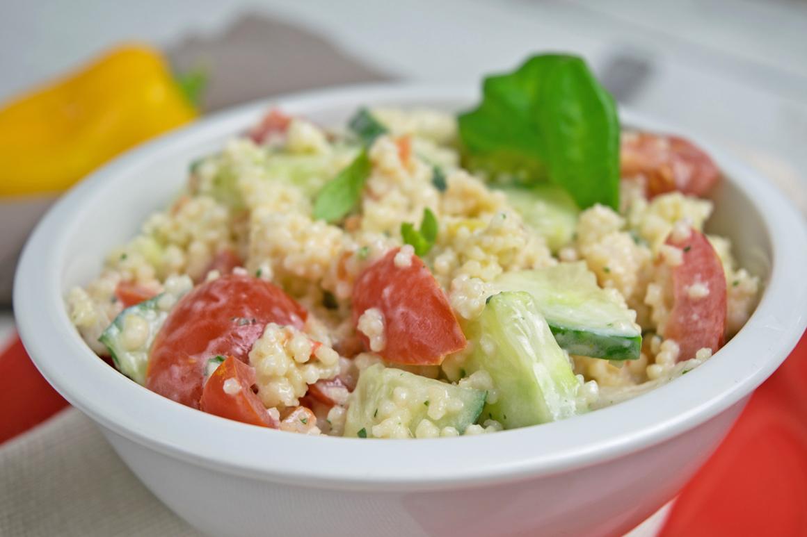 Pikanter Couscous-Salat