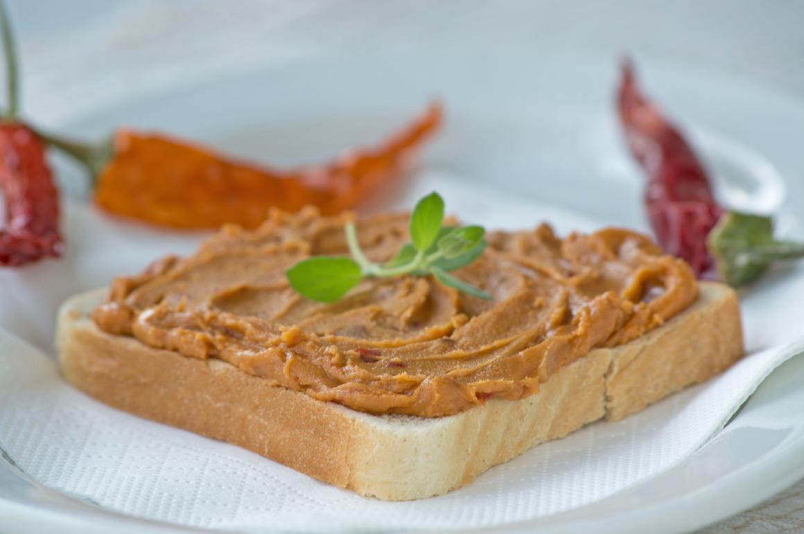 Scharfe Erdnussbutter