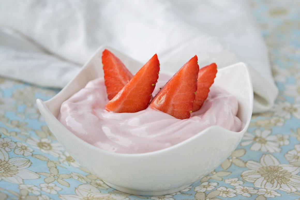 Schnelle Erdbeercreme