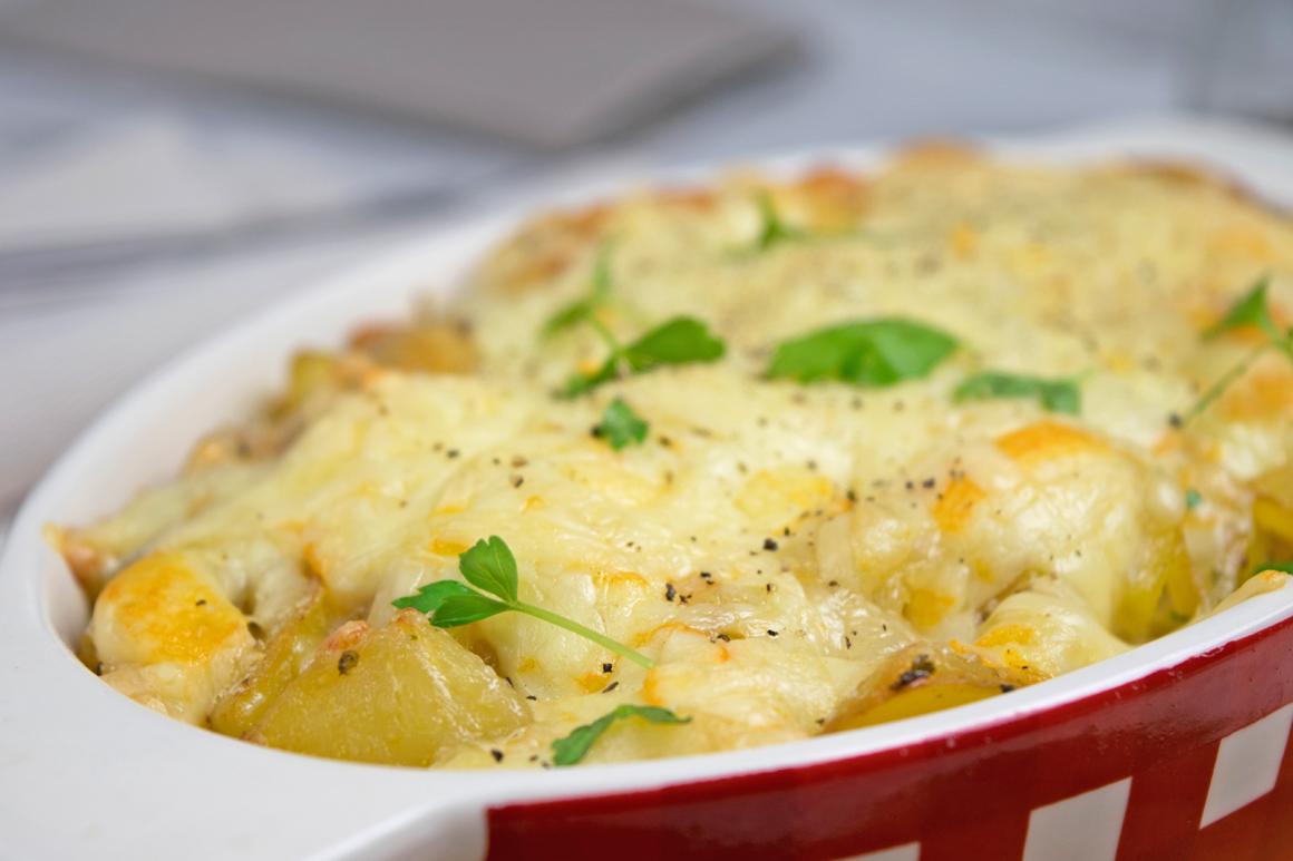 Sellerie-Kartoffel-Gratin