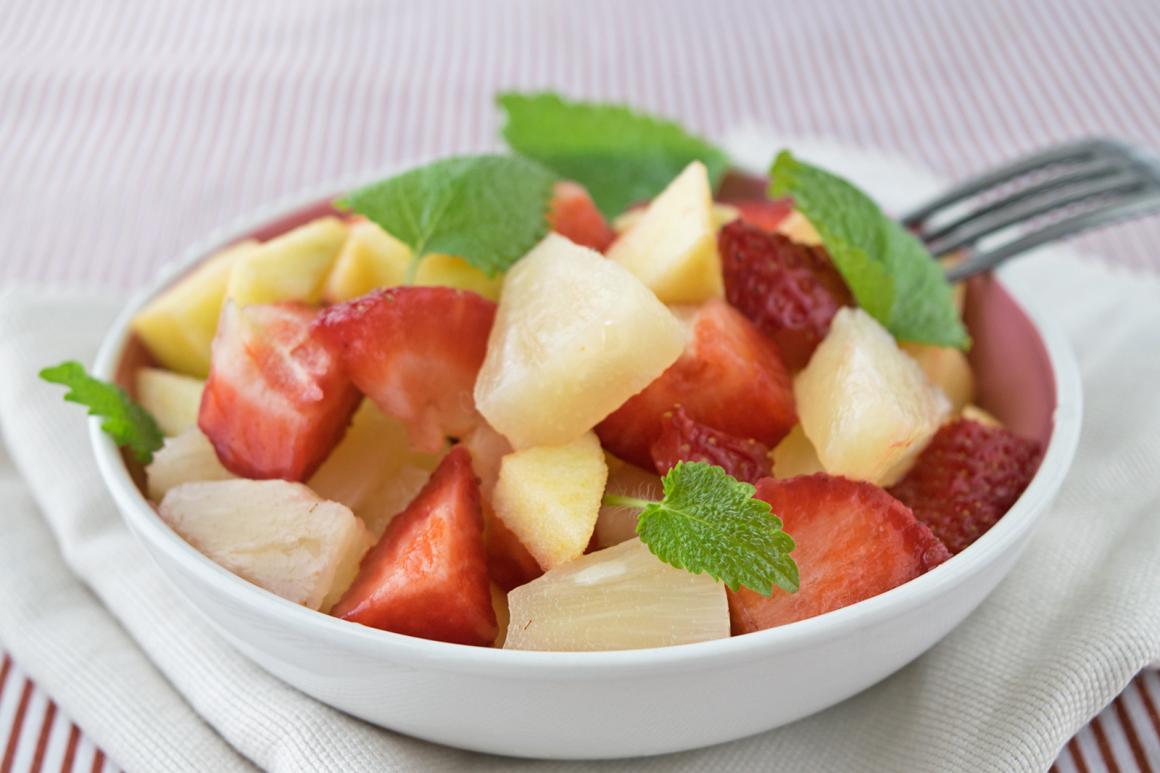 Salat mit Obst