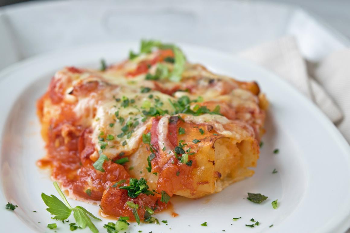 Frischkäse-Cannelloni