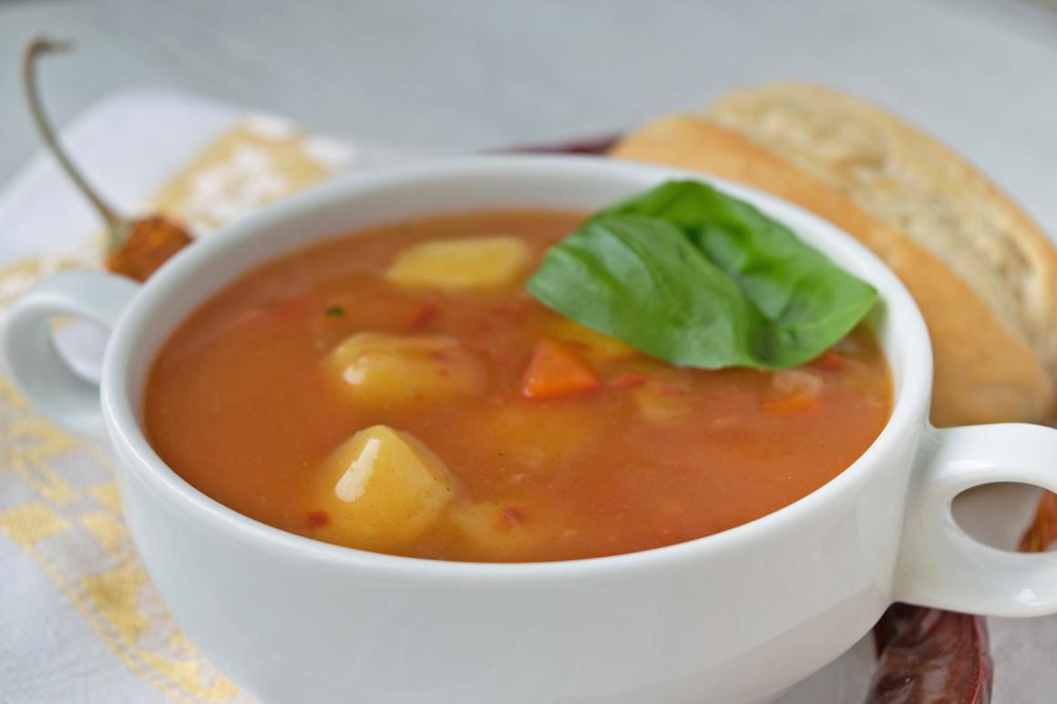Scharfe Kartoffelsuppe