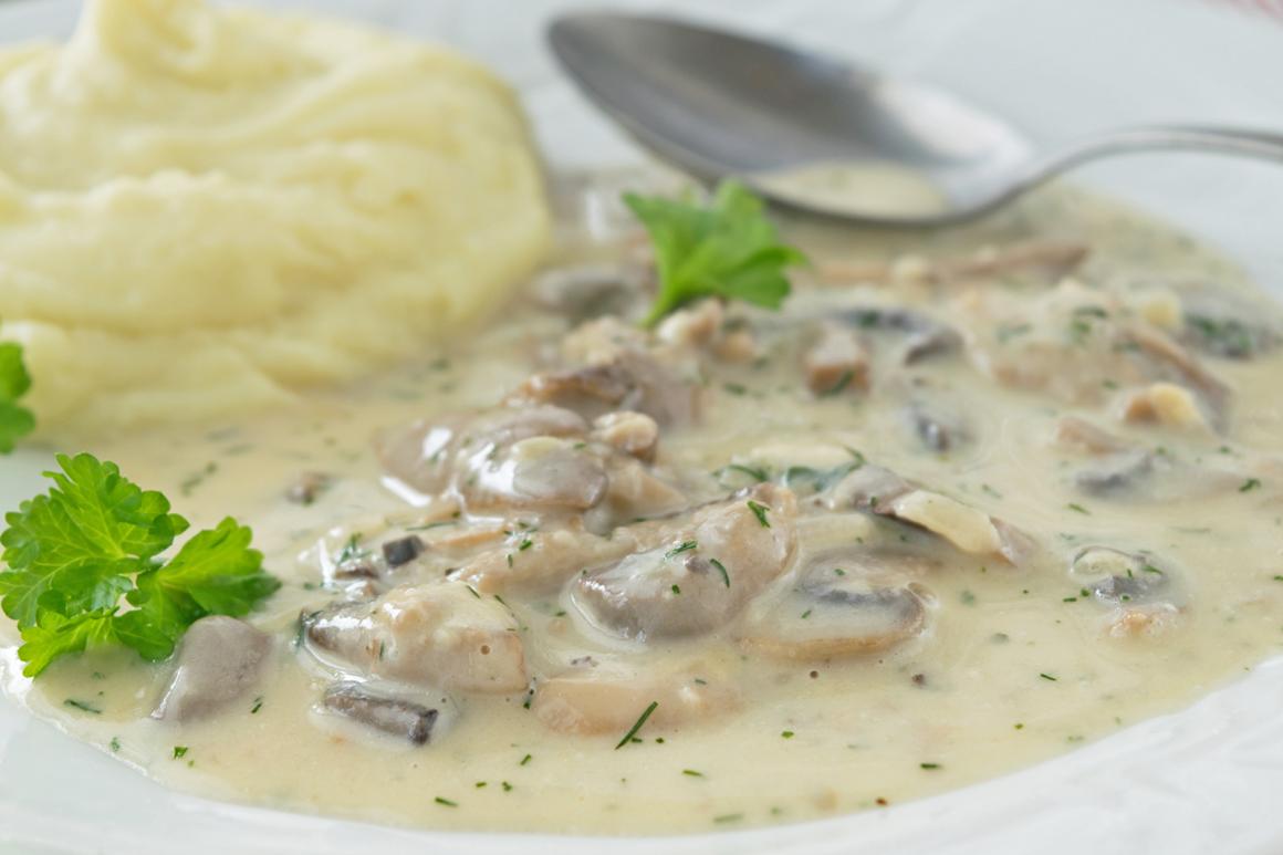 Herbstliches Kräuterrahm-Pilzragout
