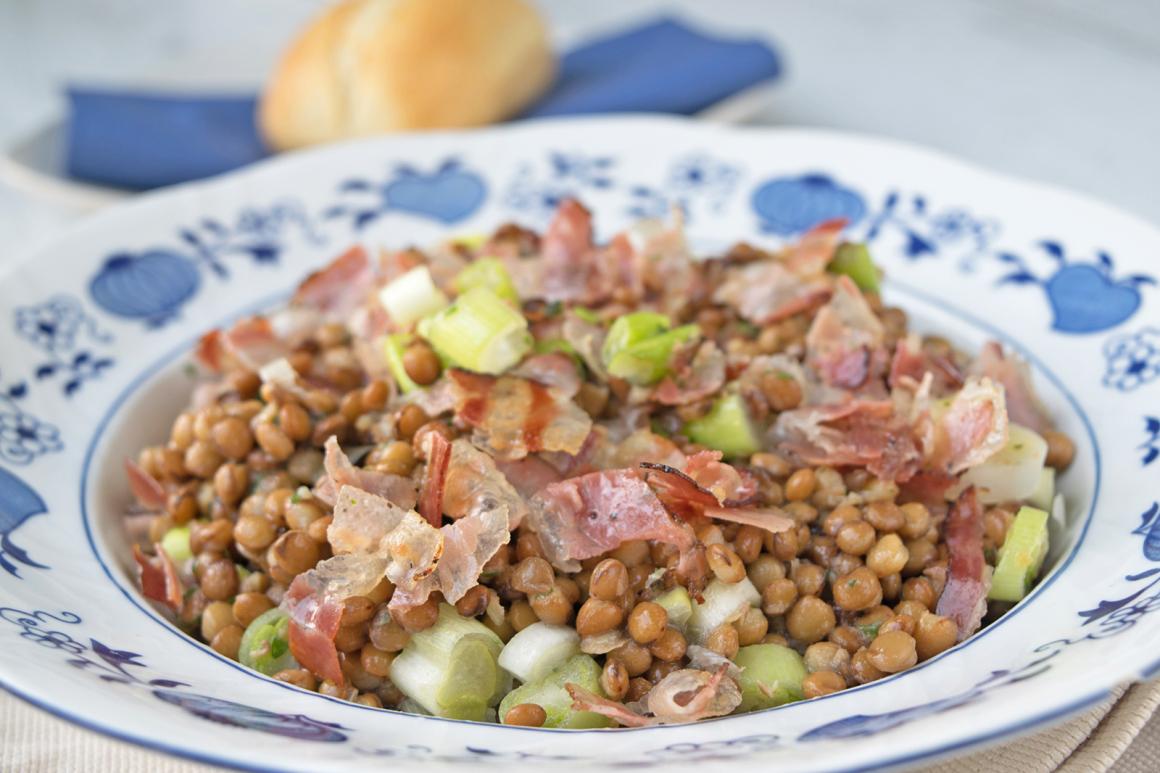 Linsen-Lauch-Salat