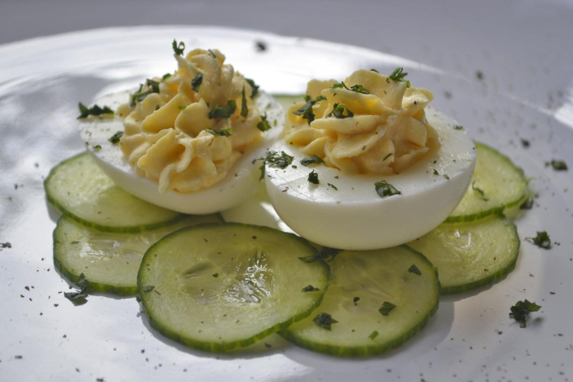 Eier gefüllt