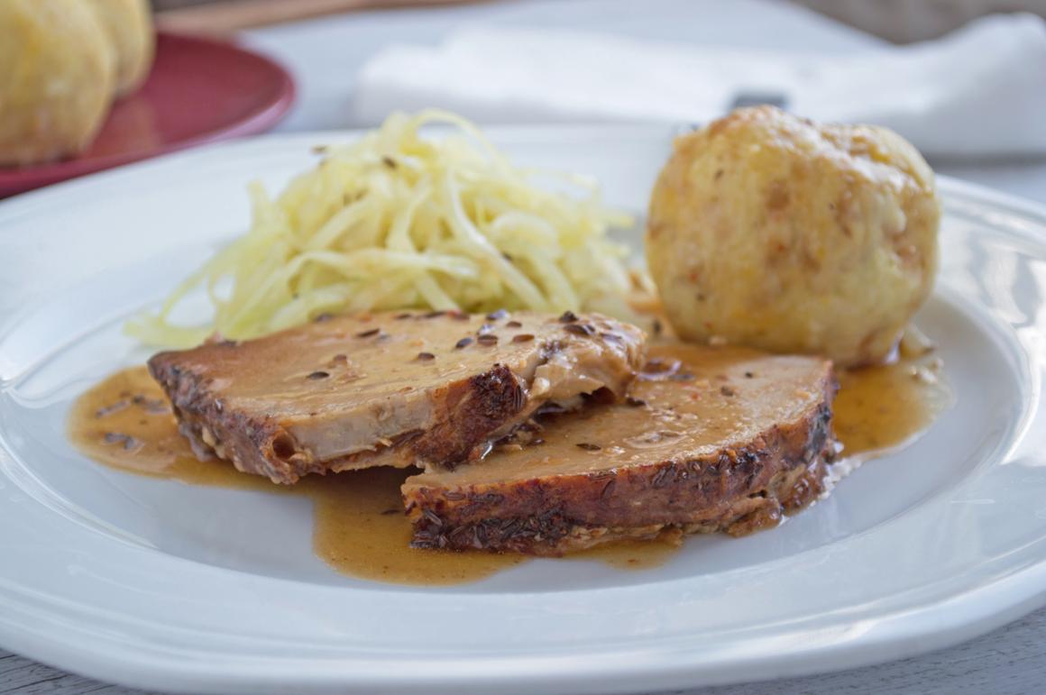 Wärmender Schweinebraten