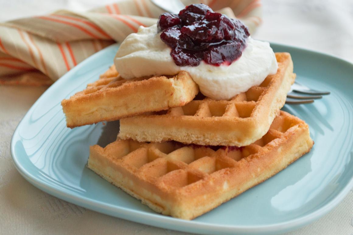 Biskuit-Waffeln Rezept