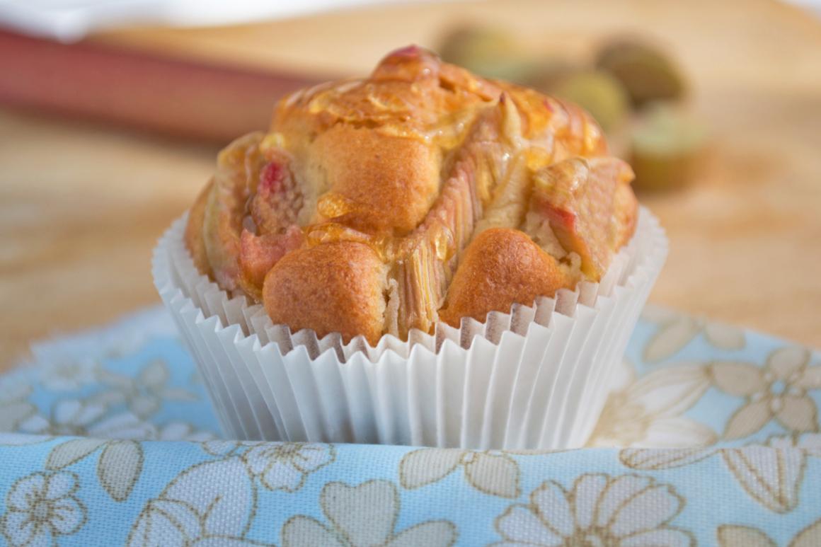 Rhabarbermuffins