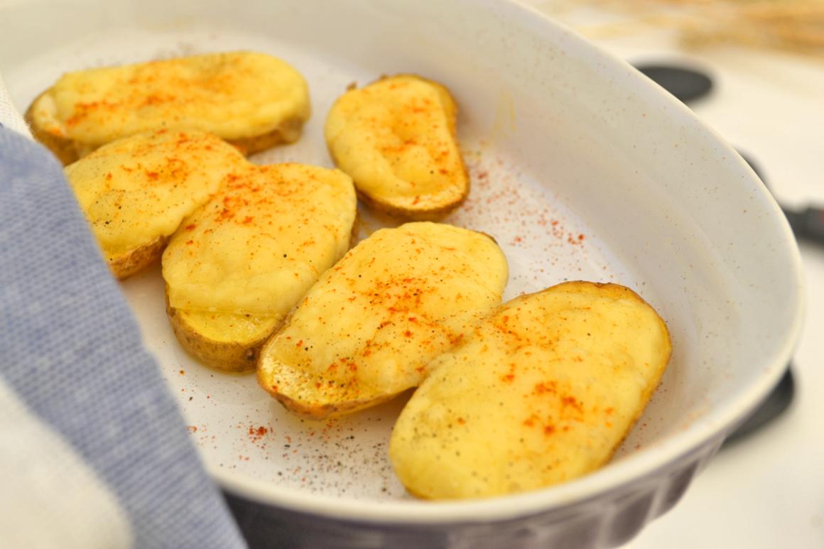Raclette-Herdöpfel aus dem Ofen