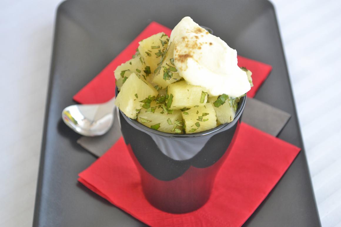 Marinierte Ananas