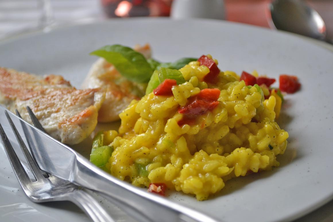 Pepperoni-Marsala-Risotto