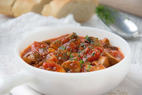 Funghi al pomodoro