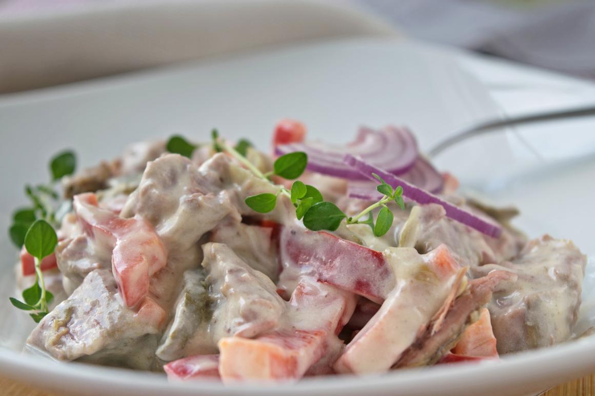 Spicy Peperoni Rindsalat