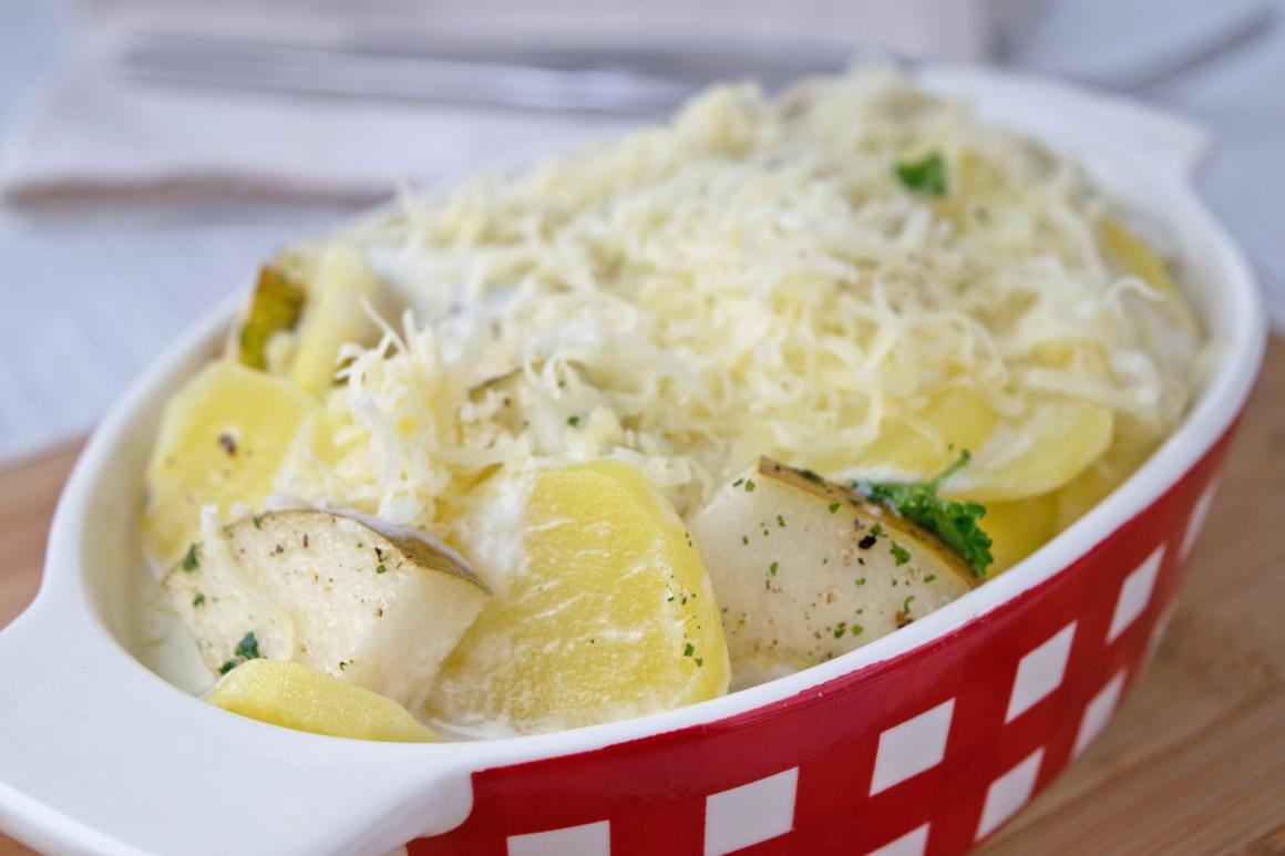 Kartoffel-Birnen-Gratin - Rezept