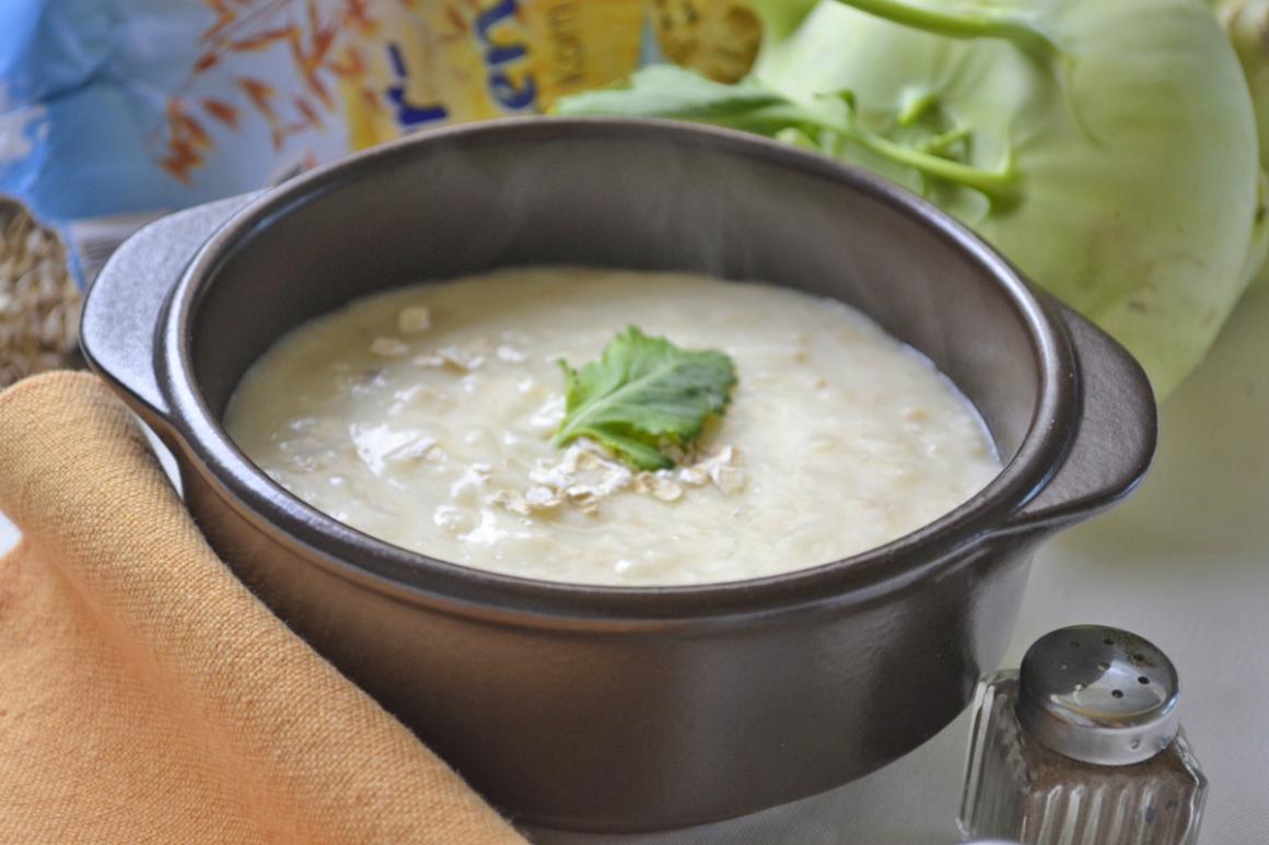 Kohlrabi-Hafersuppe