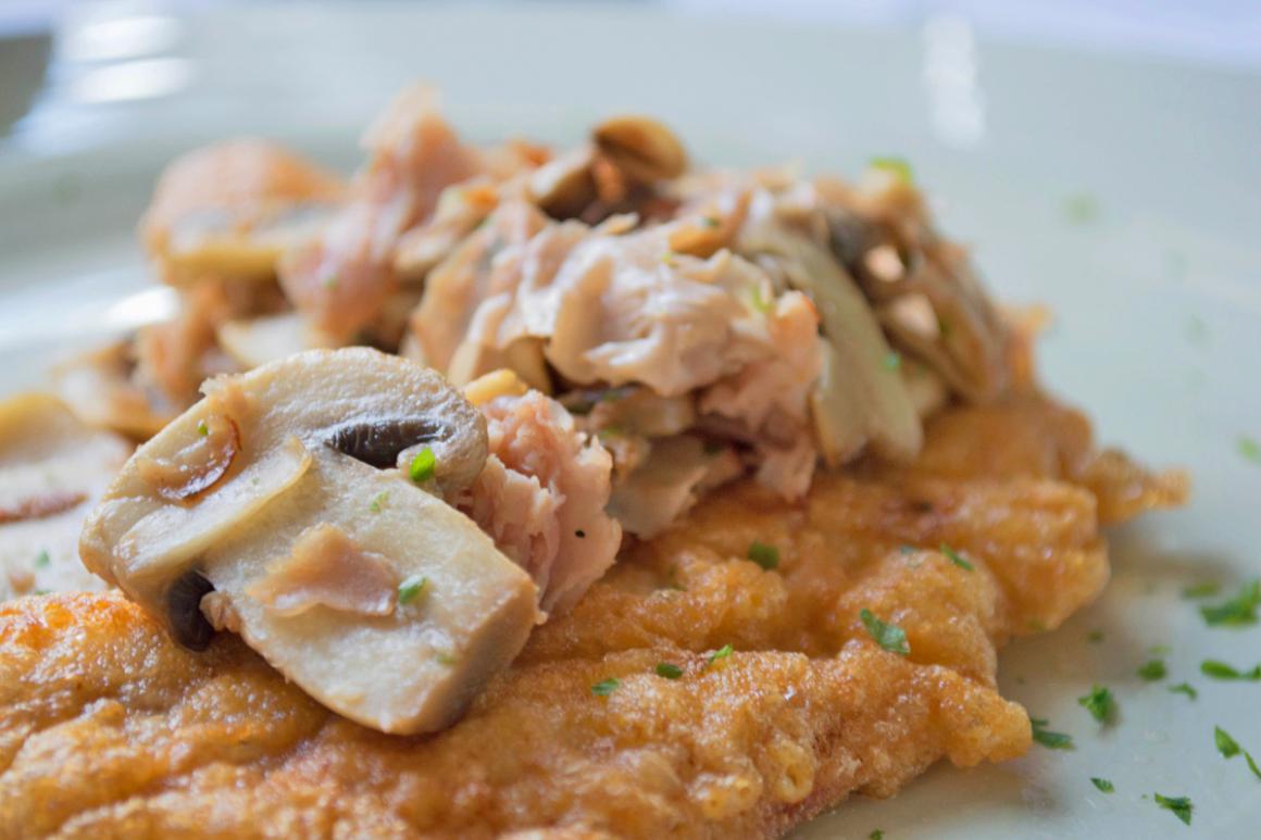 Feine Piccata mit Pilzen