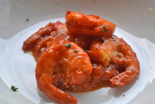 Gamberoni alla caprese