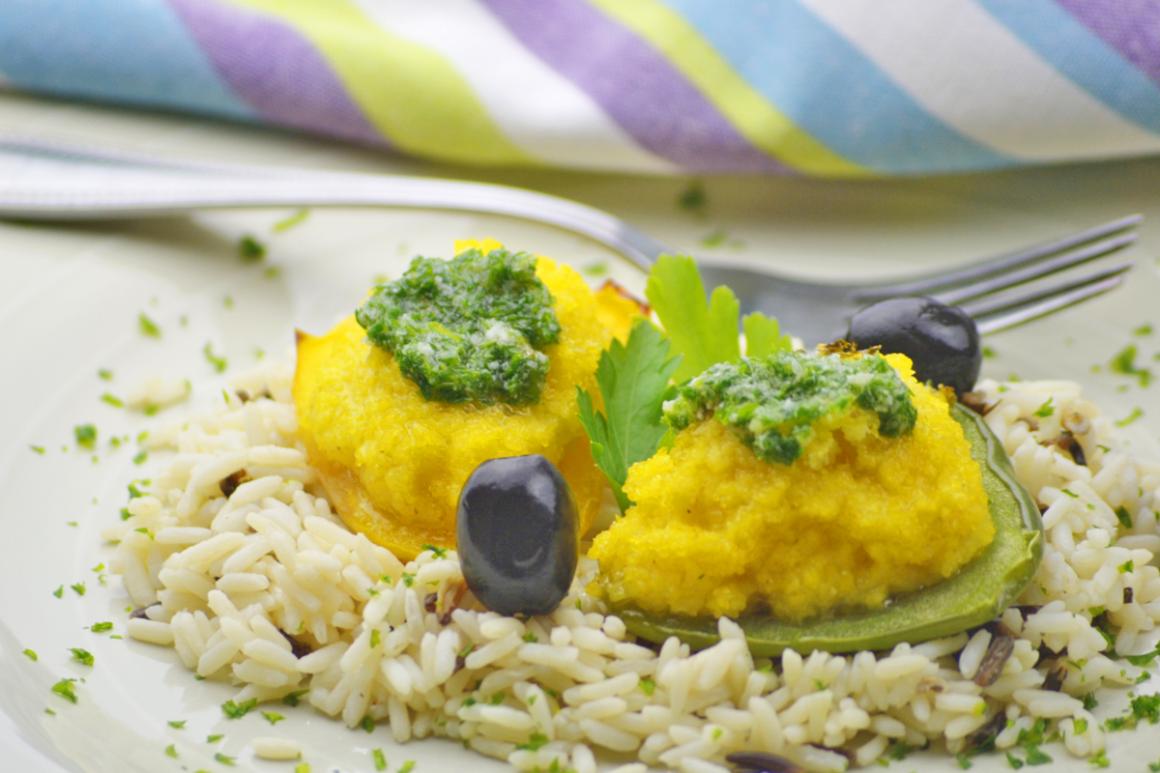 Gefüllte Peperoni mit Polenta