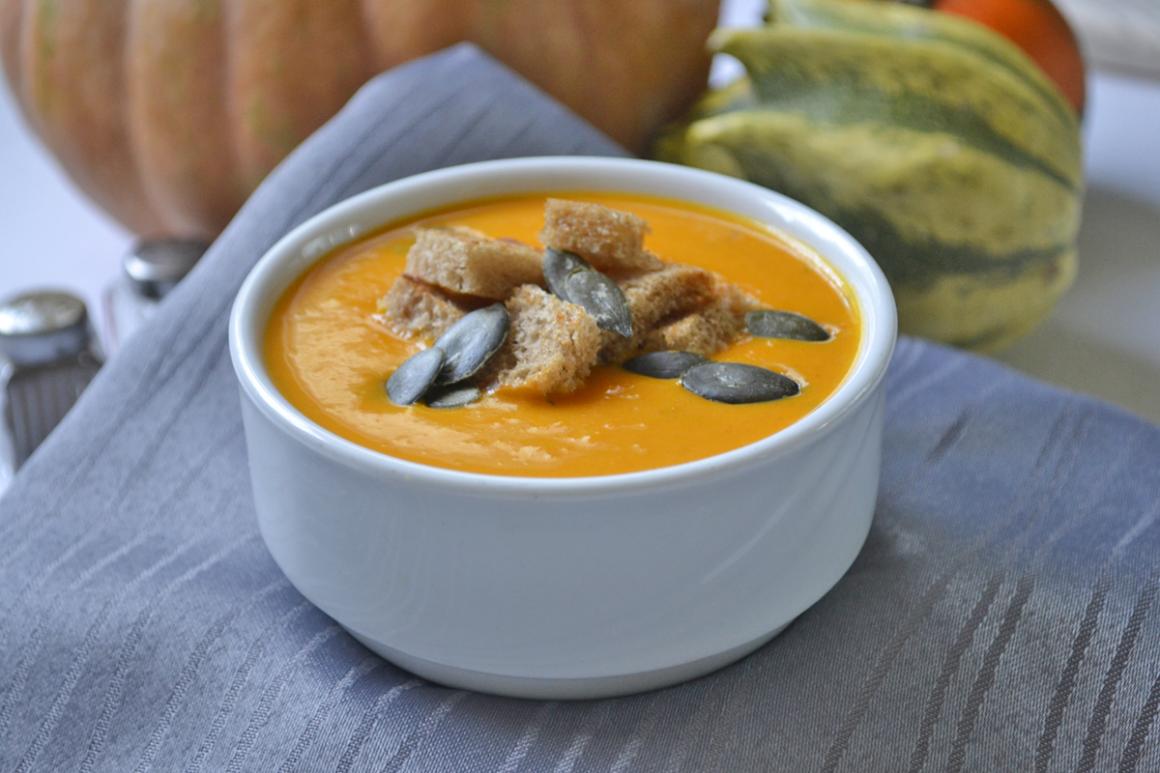 Sämige Kürbissuppe - Rezept