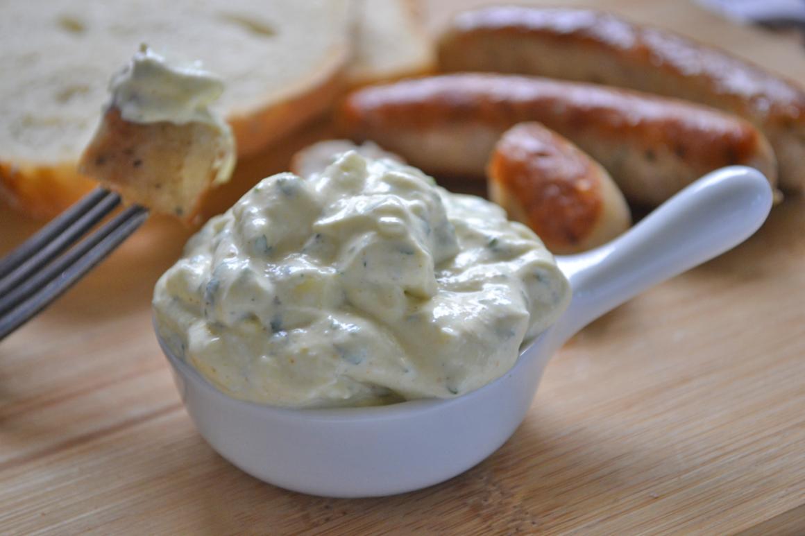 Senf-Kräuter-Dip - Rezept