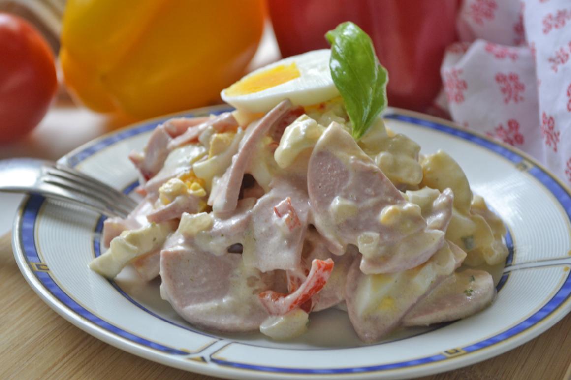 Flotter Wurst-Käse-Salat