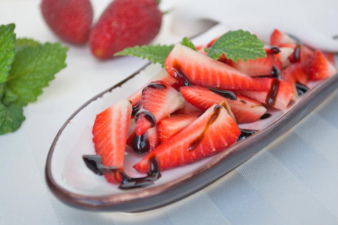 Balsamico-Erdbeeren