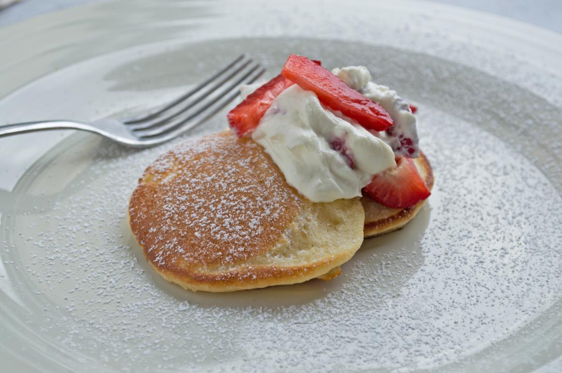 Erdbeer-Pancakes
