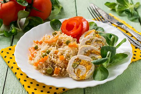 Gefülltes Pouletbrüschtli