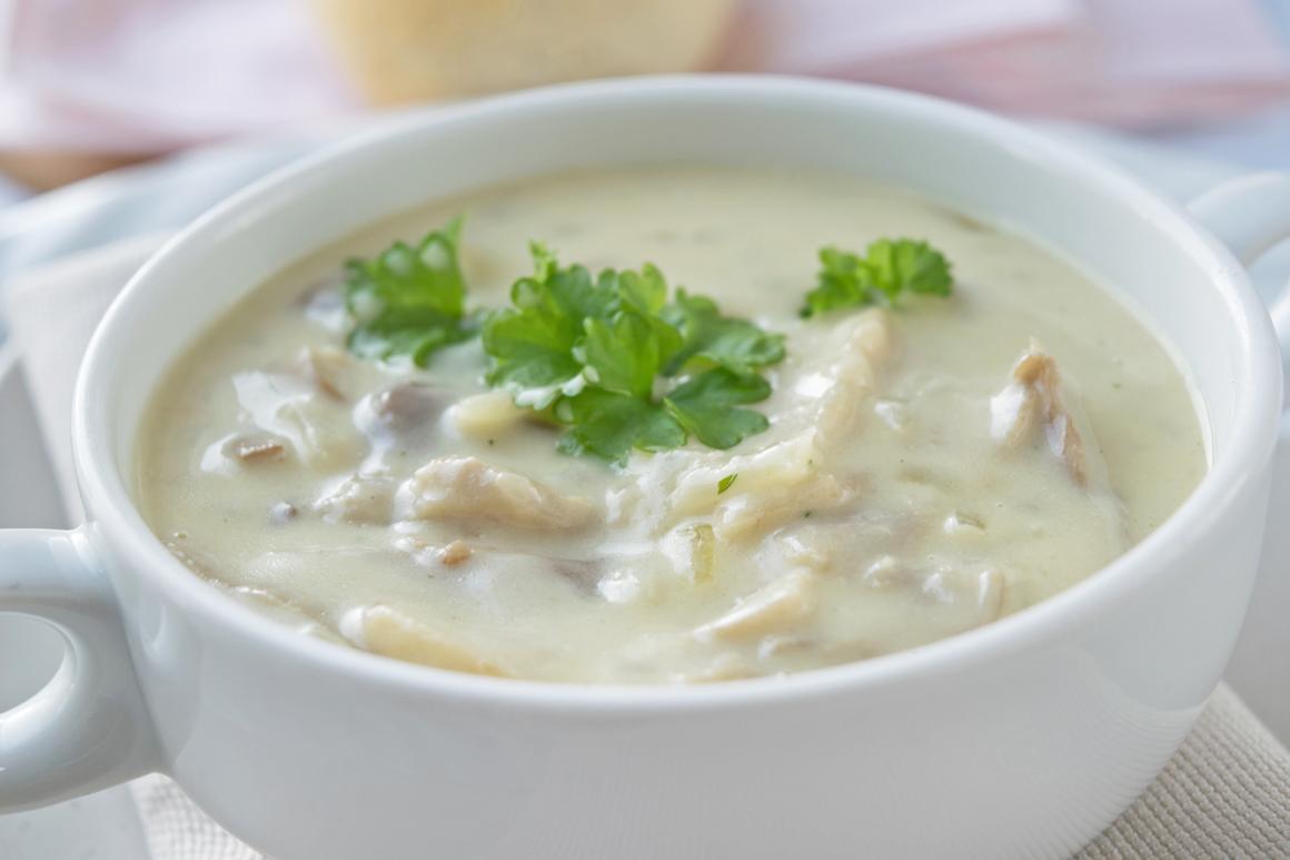 Frische Steinpilzsuppe