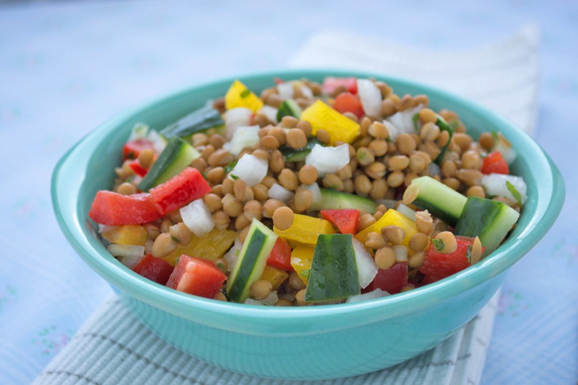 Türkischer Linsensalat