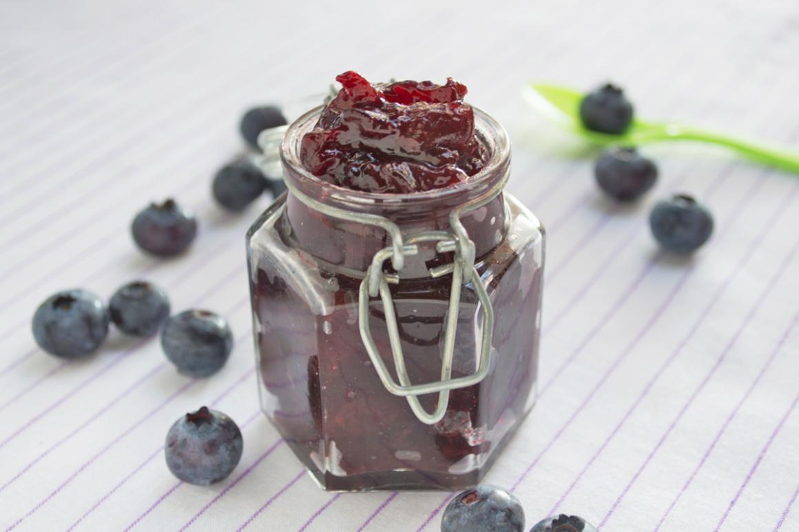 Heidelbeeren-Marmelade mit Vanille