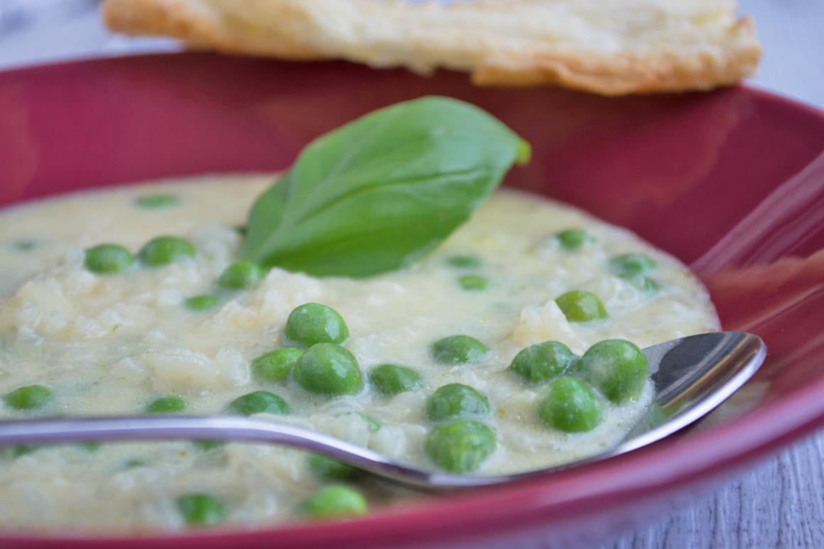 Erbsen-Reis-Suppe