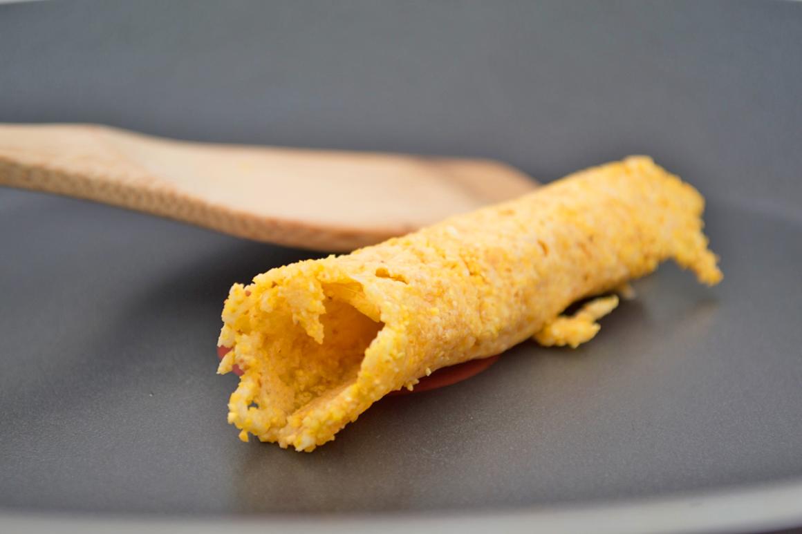 Parmesan-Polenta-Röllchen