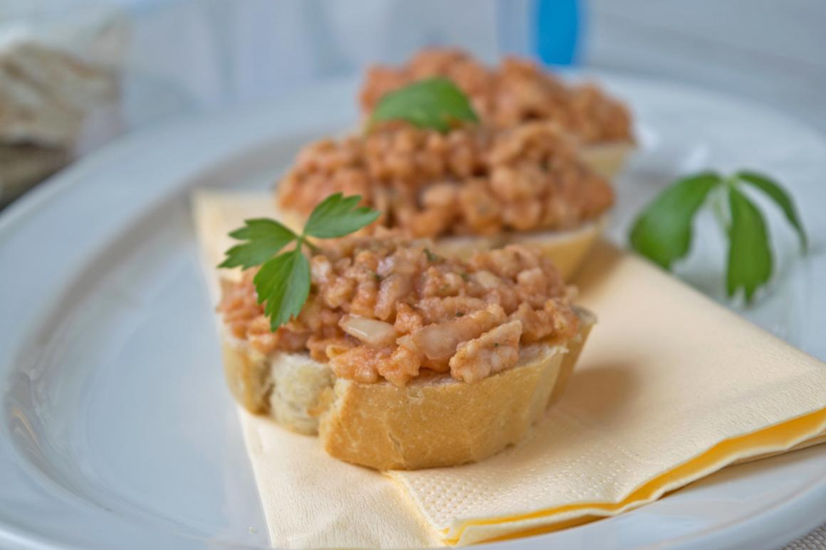 Veganes Reiswaffeln-Mett