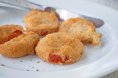 Panierte Tomaten