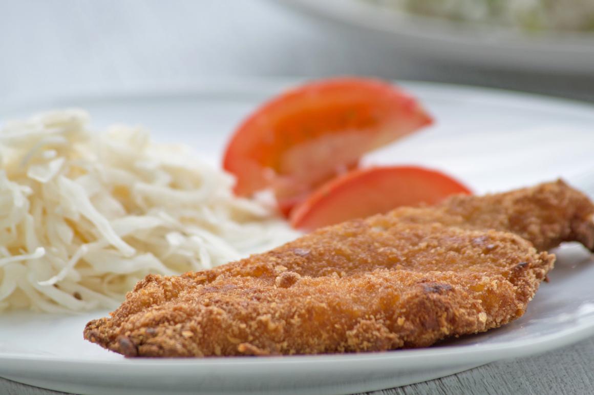 Panierte Poulet-Cordon-bleu