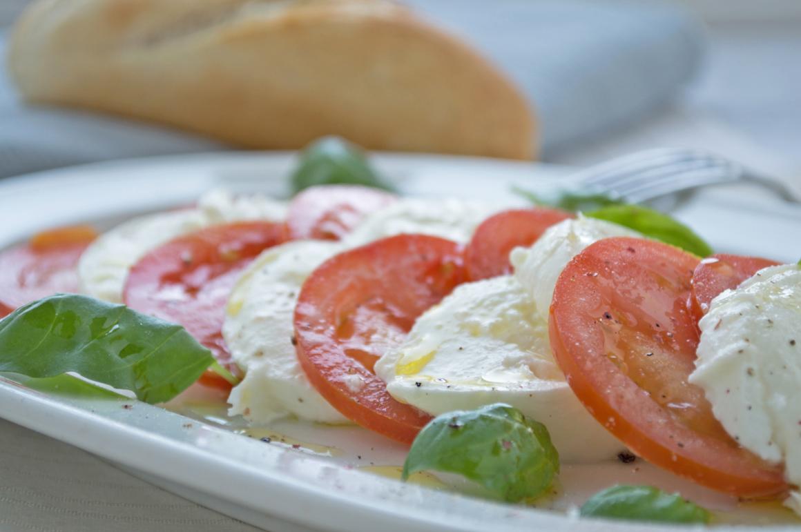 Schneller Caprese-Salat