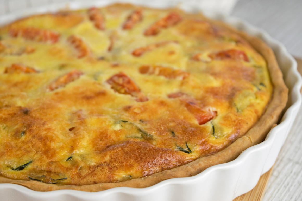 Zucchetti-Tomaten-Quiche