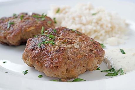 Griechische Beefsteaks