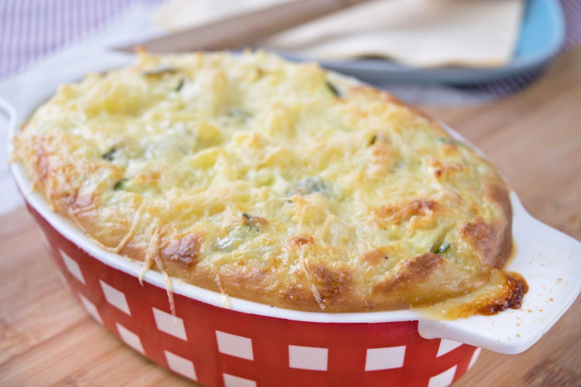 Überbackenes-Zucchetti-Gratin