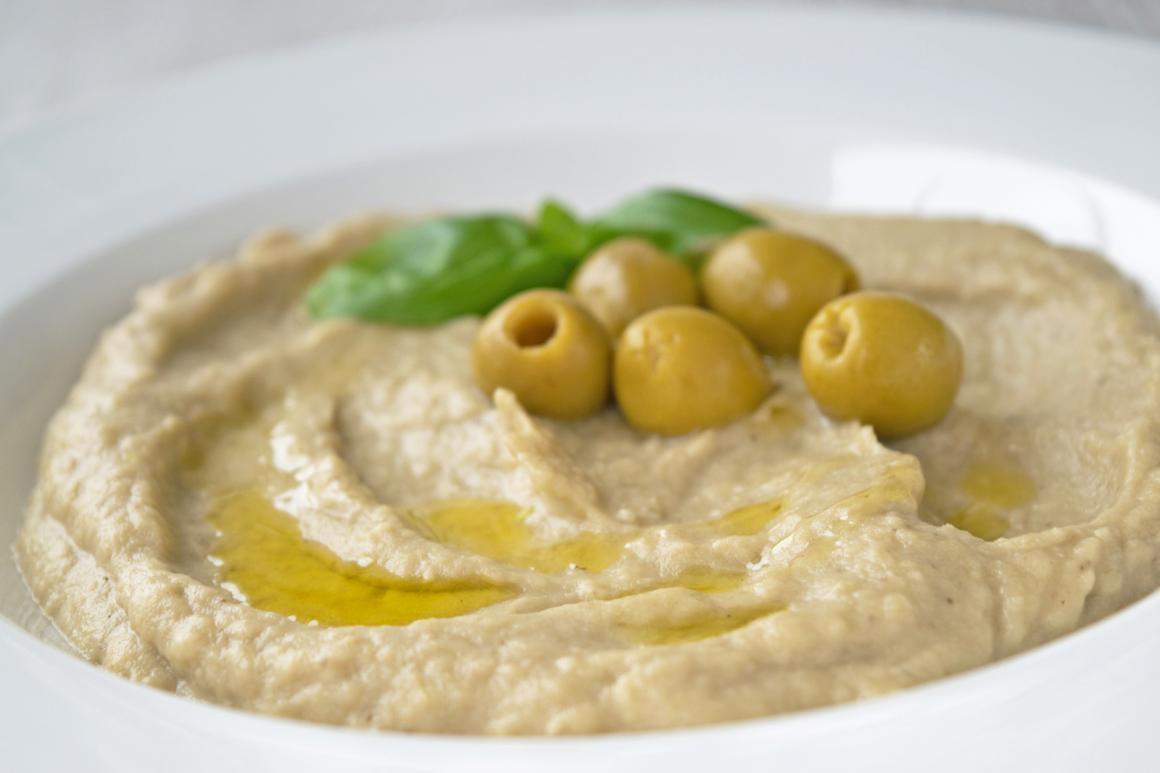 Pürierter Auberginensalat