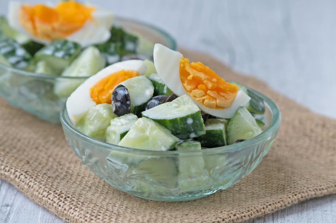 Spanischer Gurkensalat