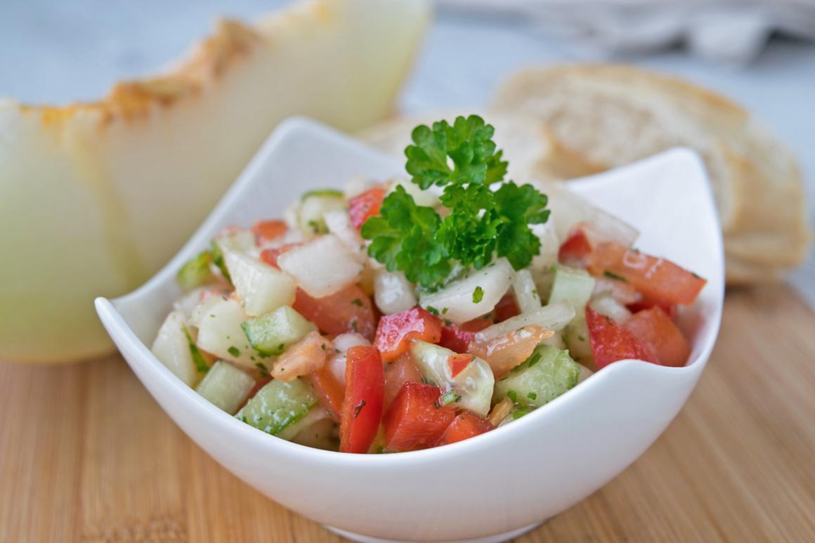 Flippige Melonen-Salsa