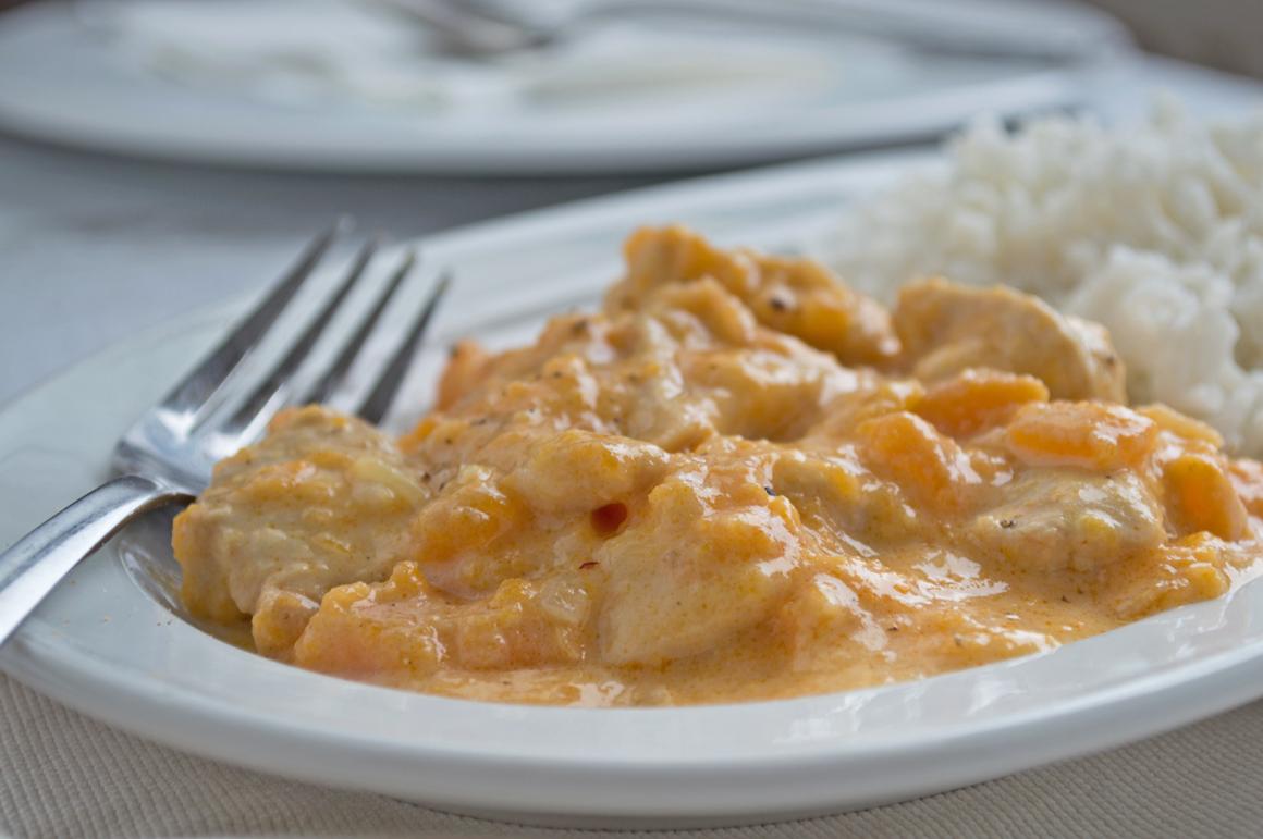 Pouletgeschnetzeltes mit Kürbis